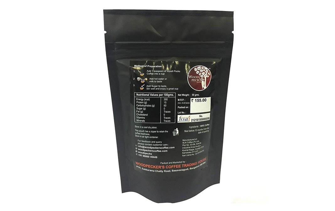 Woodi Peck's Premium Instant Coffee    Pack  50 grams